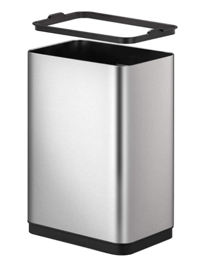 Lixeira Automática 50 Litros Inox Com Sensor Ecofly